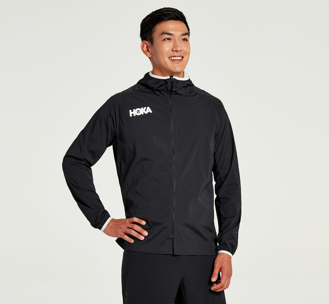 Men's Full-Zip Wind Jacket-HOKA