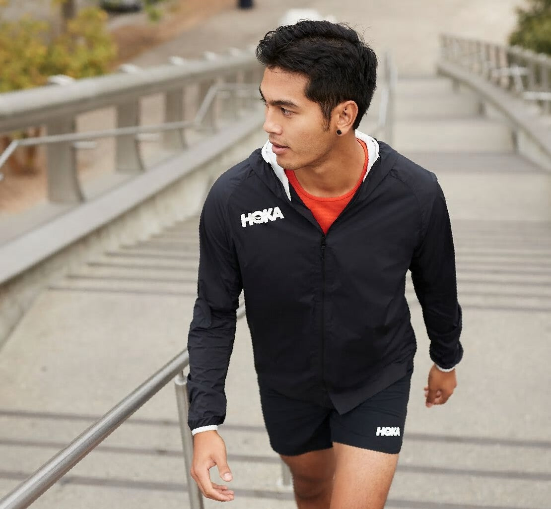 Men's Full-Zip Wind Jacket-HOKA