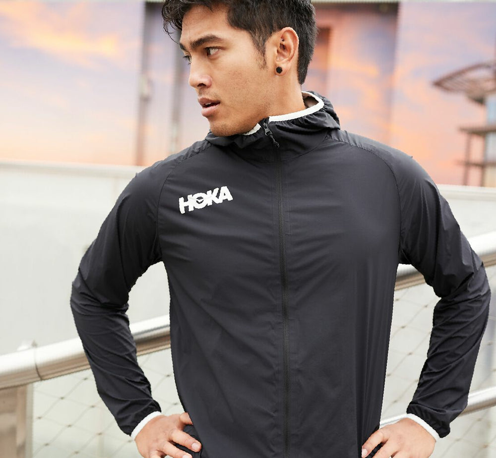 Men's Full-Zip Wind Jacket-HOKA